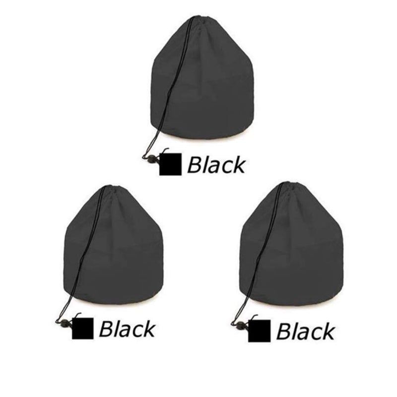 HAISENGO PARDLY Lawn Trimmer Engine Dustproof Cover, Universal Weed Eater Covers Waterproof for Garden Grass Trimmer Edger (Black) - Image 3